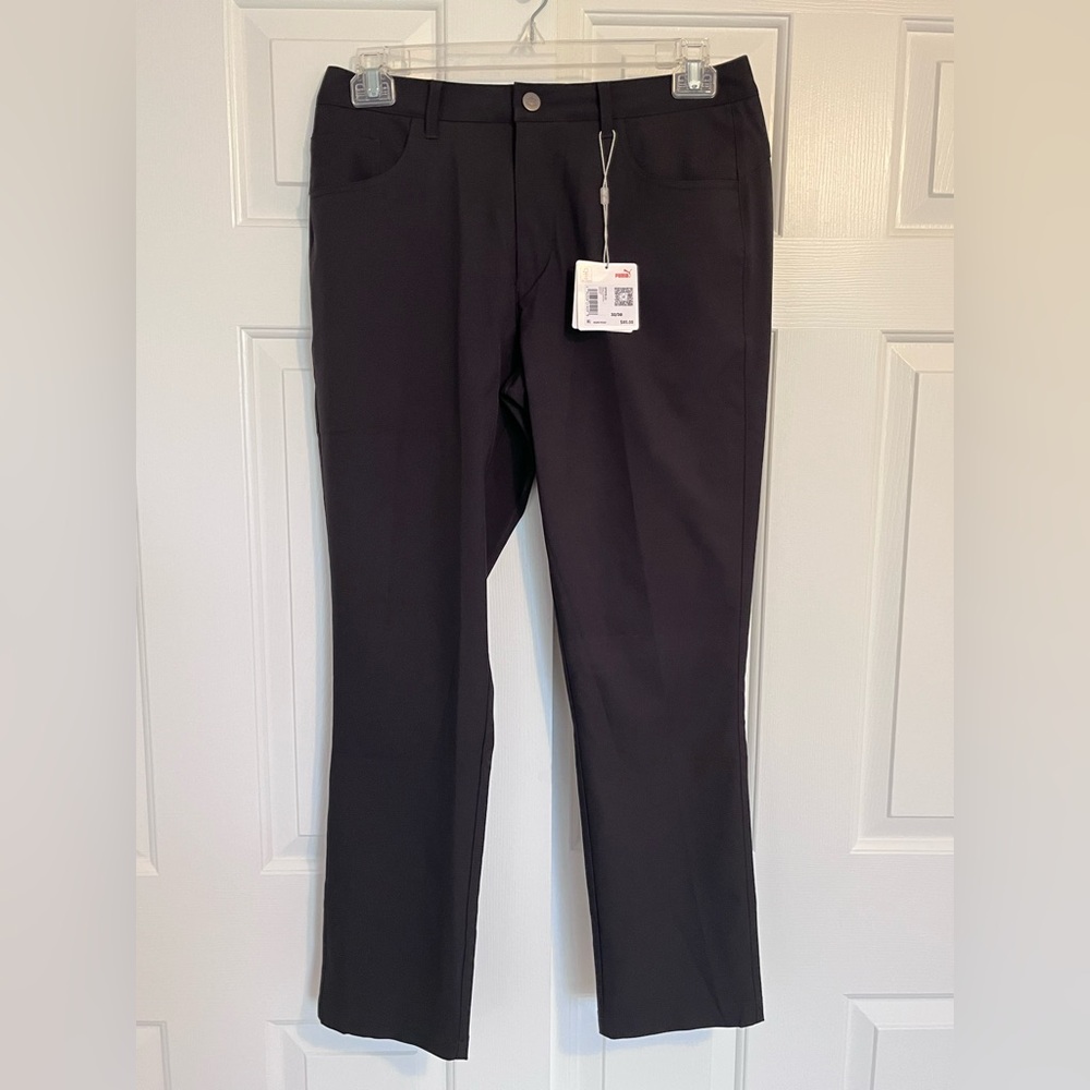 NEW - Puma Jackpot 5 Pocket Pant Performance Fit, Black, size 32 x 30